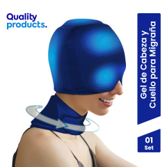 Set de Gel para Cabeza y Cuello Relax Me Neck Ice Pad - Caja 1 UN